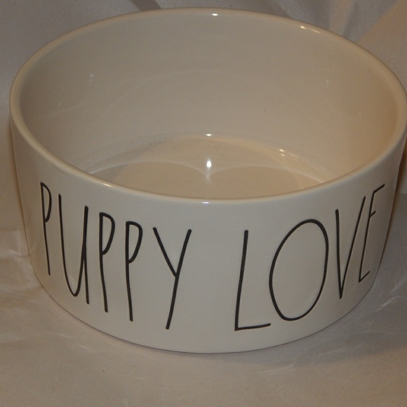 Rae Dunn LL PUPPY LOVE PET BOWL - Picture 2 of 2
